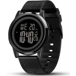 New Men's Watch Ultra-Thin Digital Sports Watch Waterproof Stainless Steel